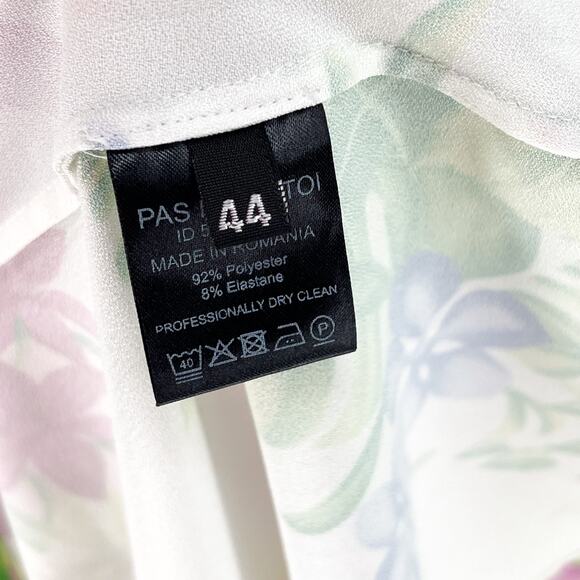 Dodo Bar Or Beverly Floral Maxi Dress White Size 8 (IT 44) - Picture 5 of 7